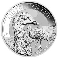 Australijskie Emu 1 uncja srebra
