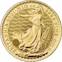 Britannia 1/2 uncji złota